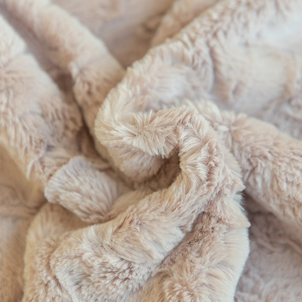 Double sides furry throw pillow case and insert great to snuggle size 18"x18" WITH INSERT or WITHOUT INSERT pack of 1