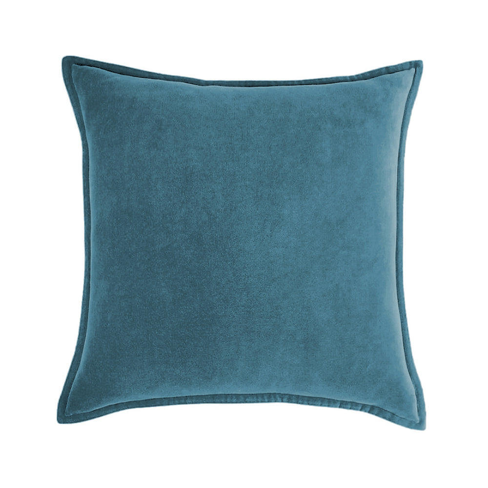 Square Cotton Velvet Pillow (With/Without Inserts) size 18"x18" set of 2 and 18 colors