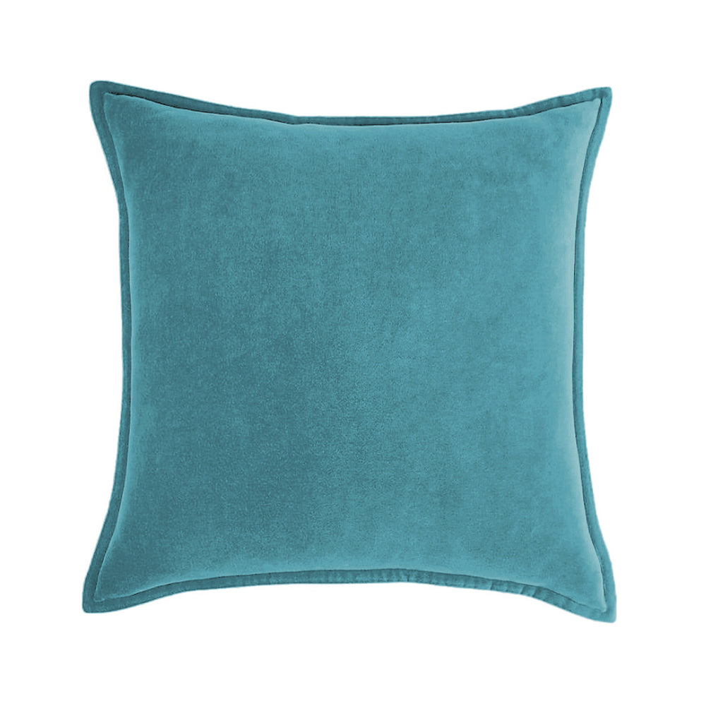Square Cotton Velvet Pillow (With/Without Inserts) size 18"x18" set of 2 and 18 colors