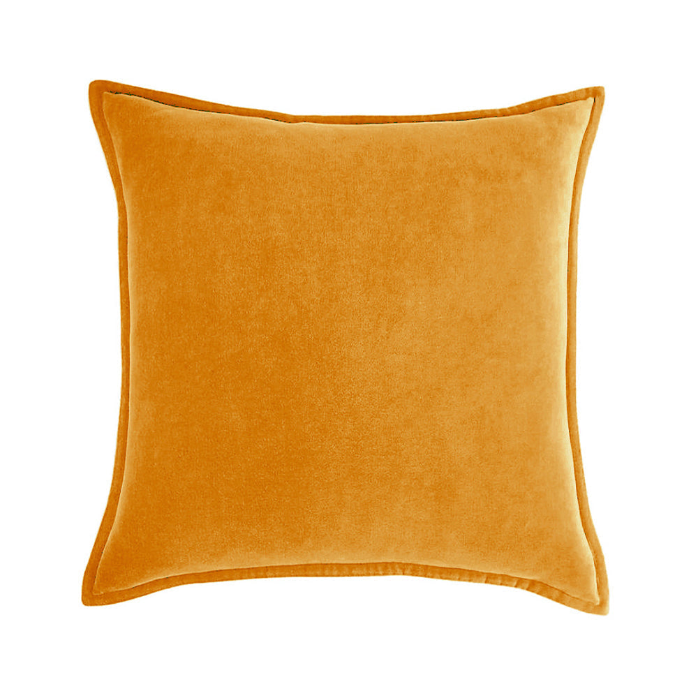 Square Cotton Velvet FULL Throw Pillow set (With Insert) 20x20 inches, pack of 1 throw pillow