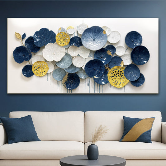 Lotus Leaf Abstract Wall Art VII
