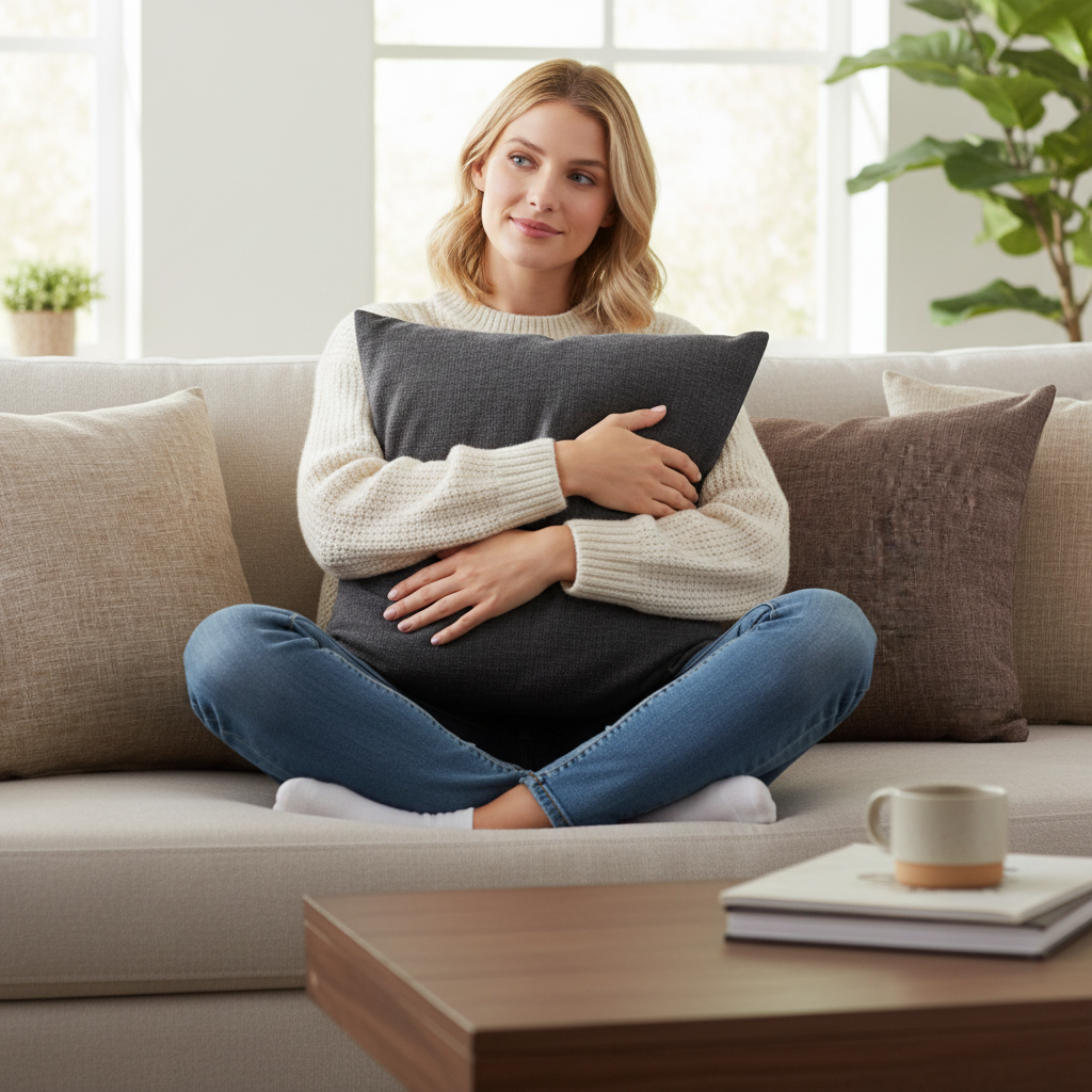 Set of 2 Throw Pillow Solid Covers or Full Set with Insert – 22"x22" choose Decorative Throw Pillow