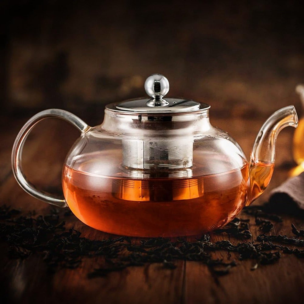 1000ml tea pot with stainless steel infuser