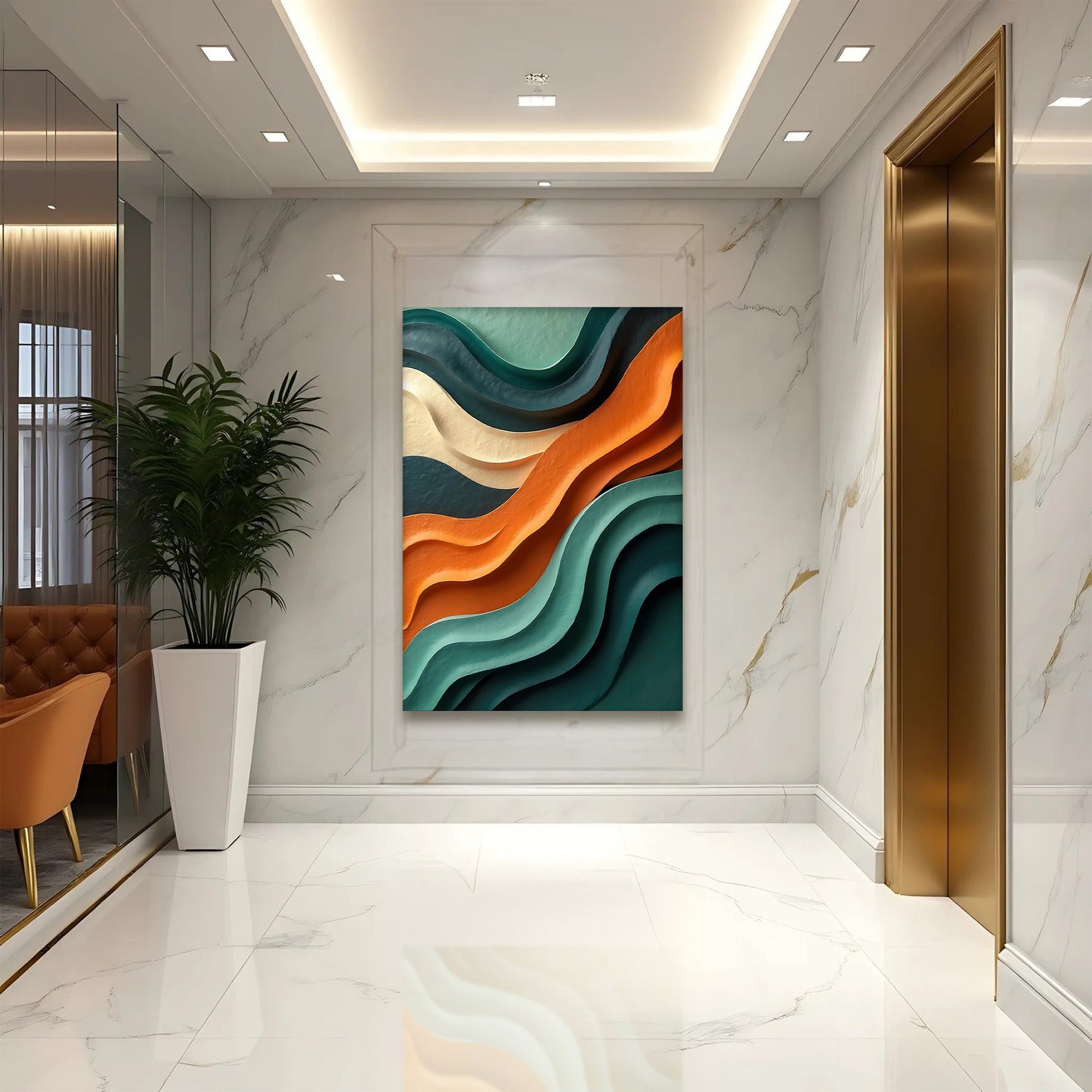 Wave Abstract Wall Art