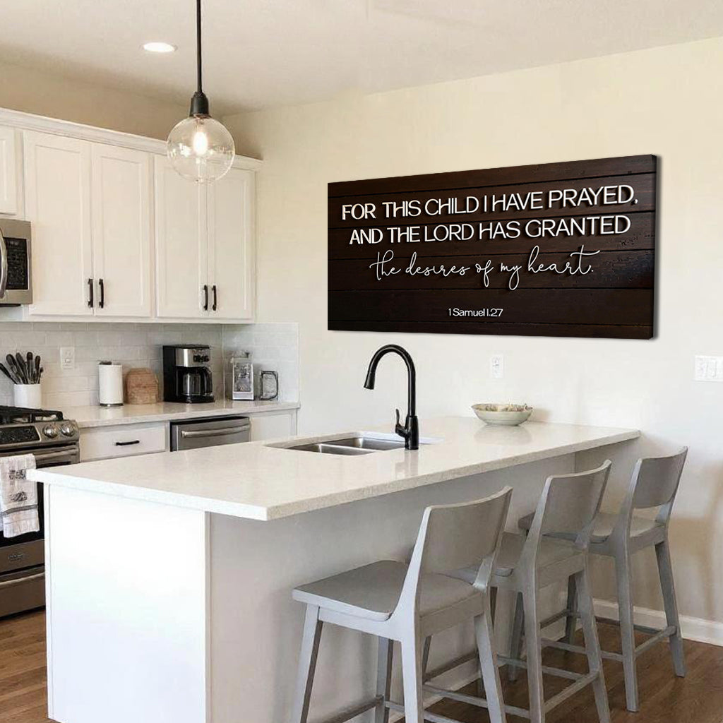 1 Samuel 1:27 - For This Child I Have Prayed Sign V