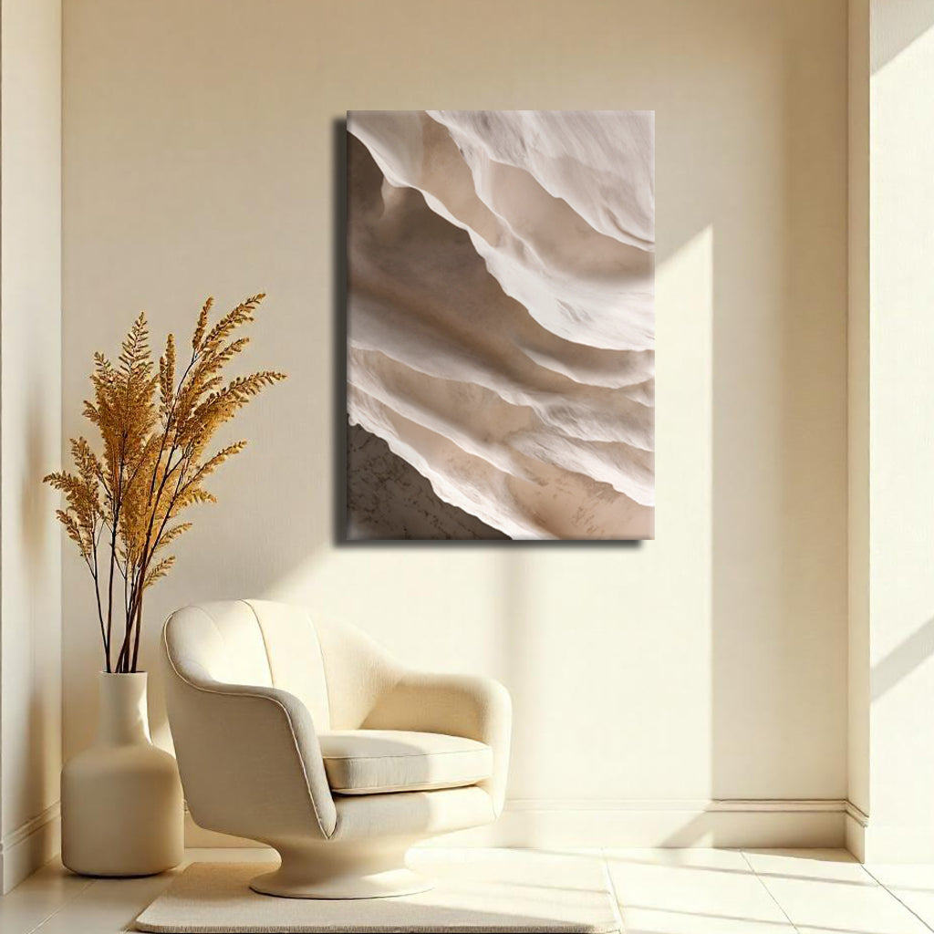 Light Neutral Impasto Wall Art