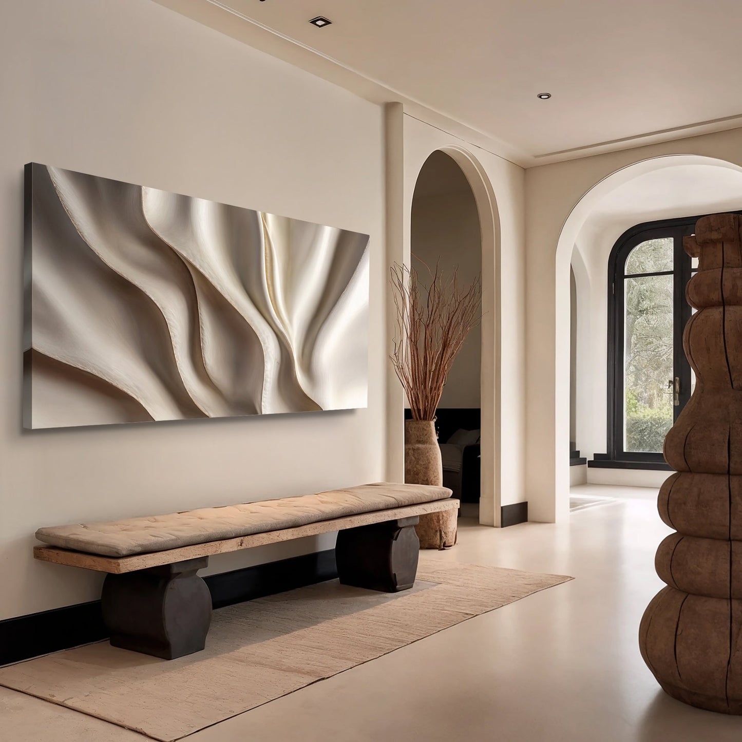 Beige Minimalist Wall Art V