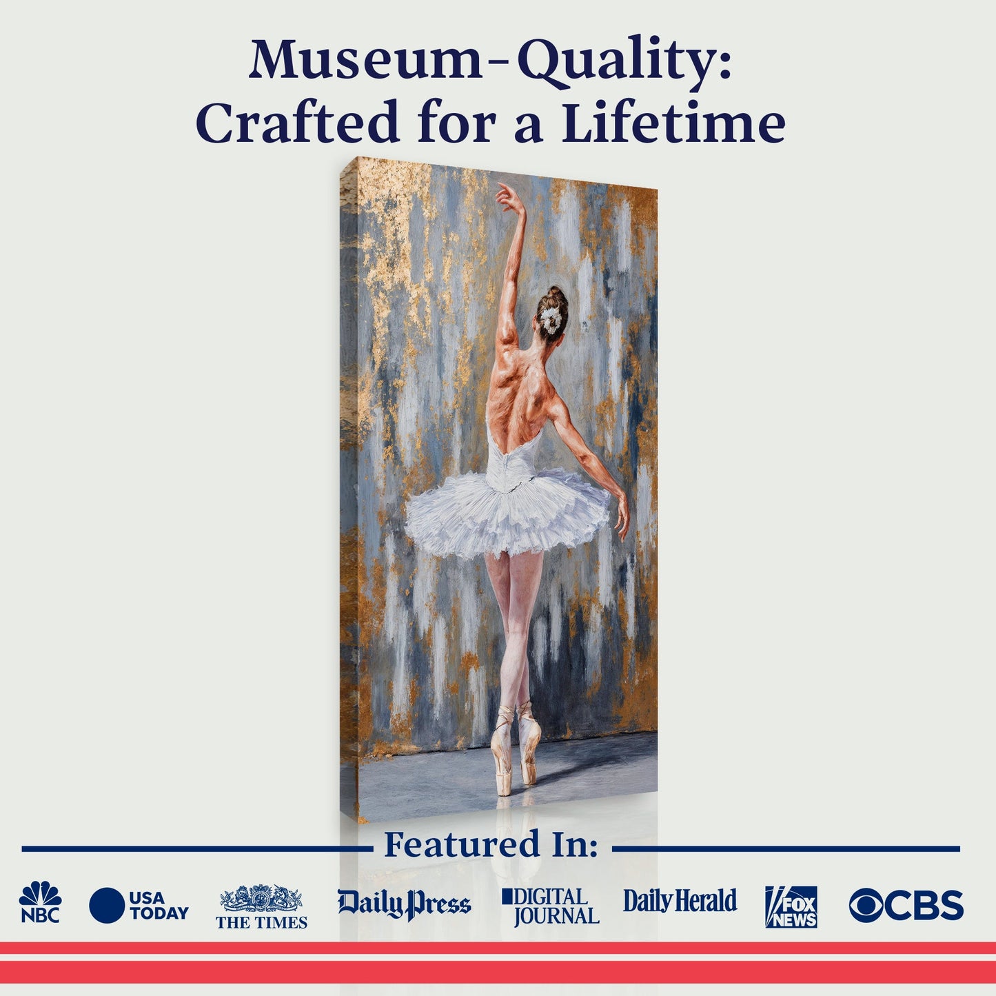 Modern Ballet Elegance Wall Art