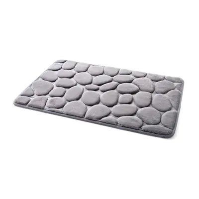 Pebble Rug, Flannel Mat, Non-slip Carpet