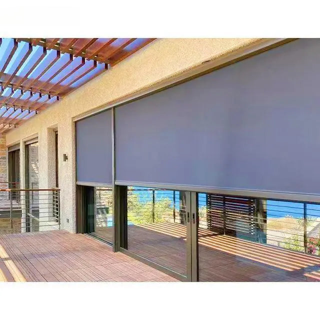 Outdoor Electric Windproof Smart Curtain for Balconies
