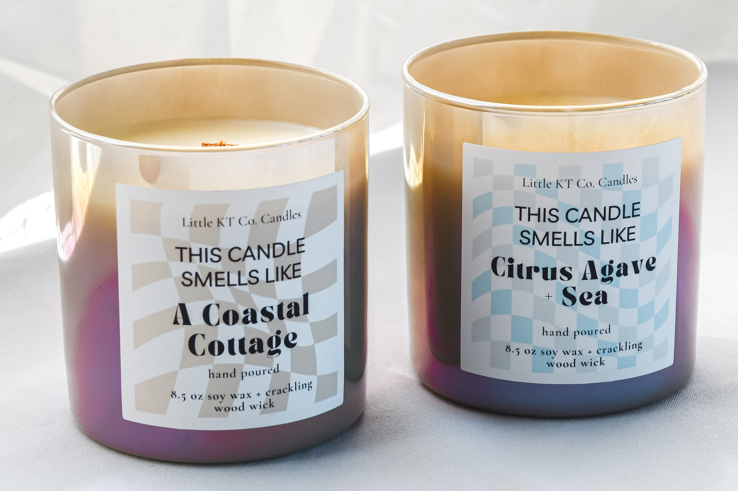 Coastal Cottage β Luxe Crackling Wood Wick Candle ποΈπ