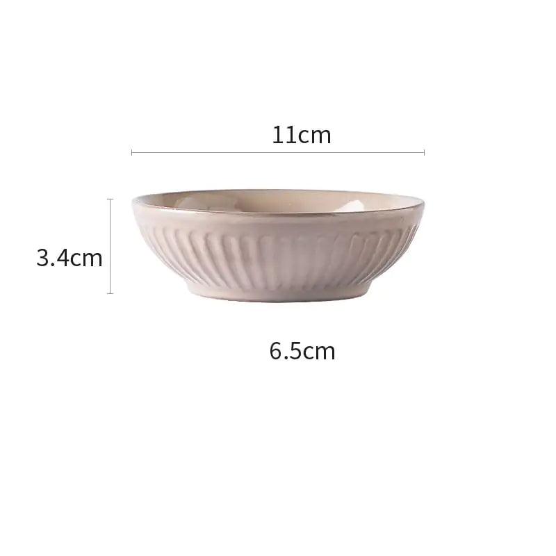 Nordic Retro Style Ceramic Tableware Set