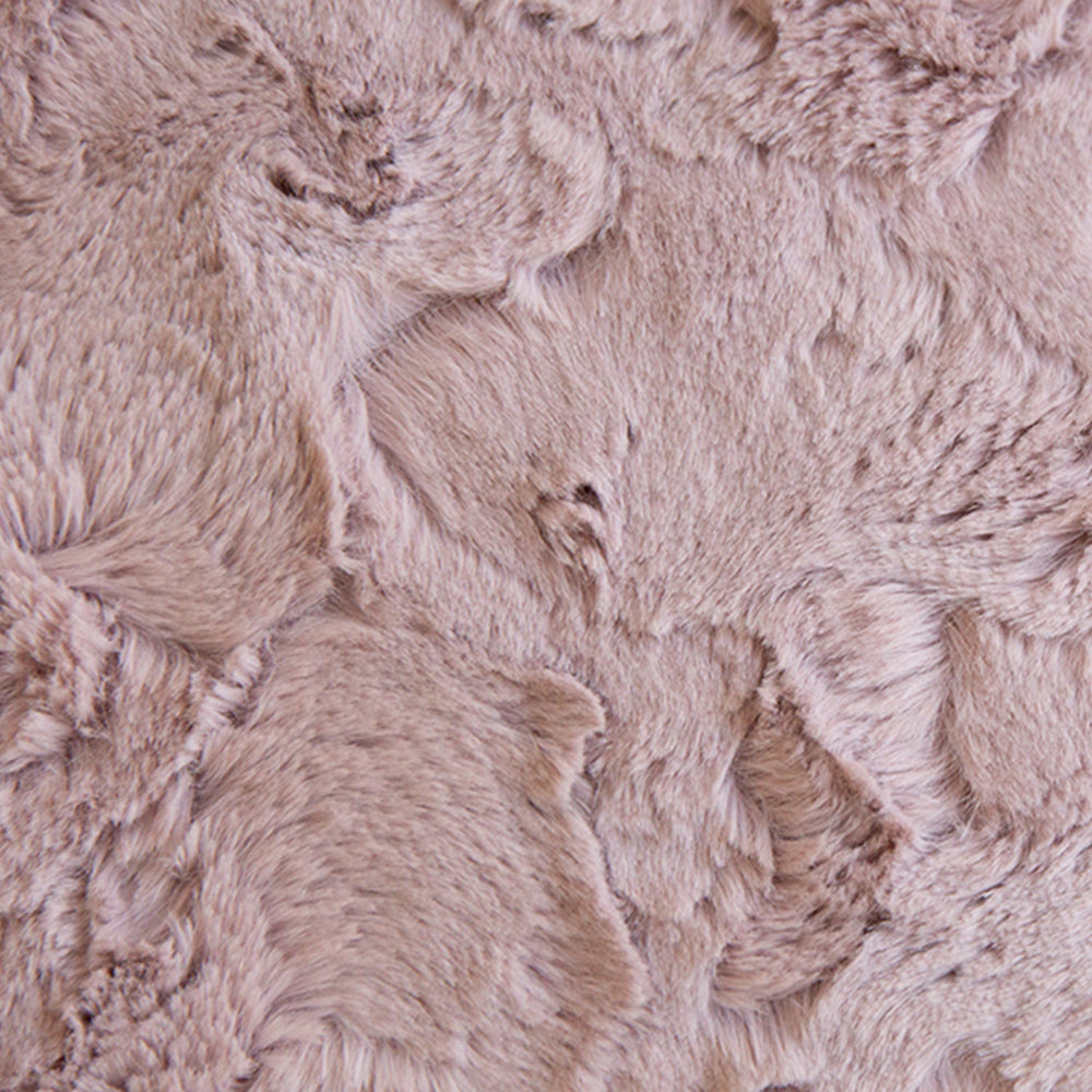 Set of 4 well mixed miss and match reversible sides furry throw pillowcase and insert 18"x18" square