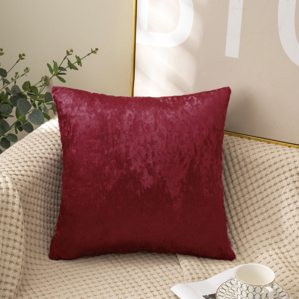 Set of 2 Velvet Home Decoration Throw Pillows (With or Without Inserts) size 18"x18'