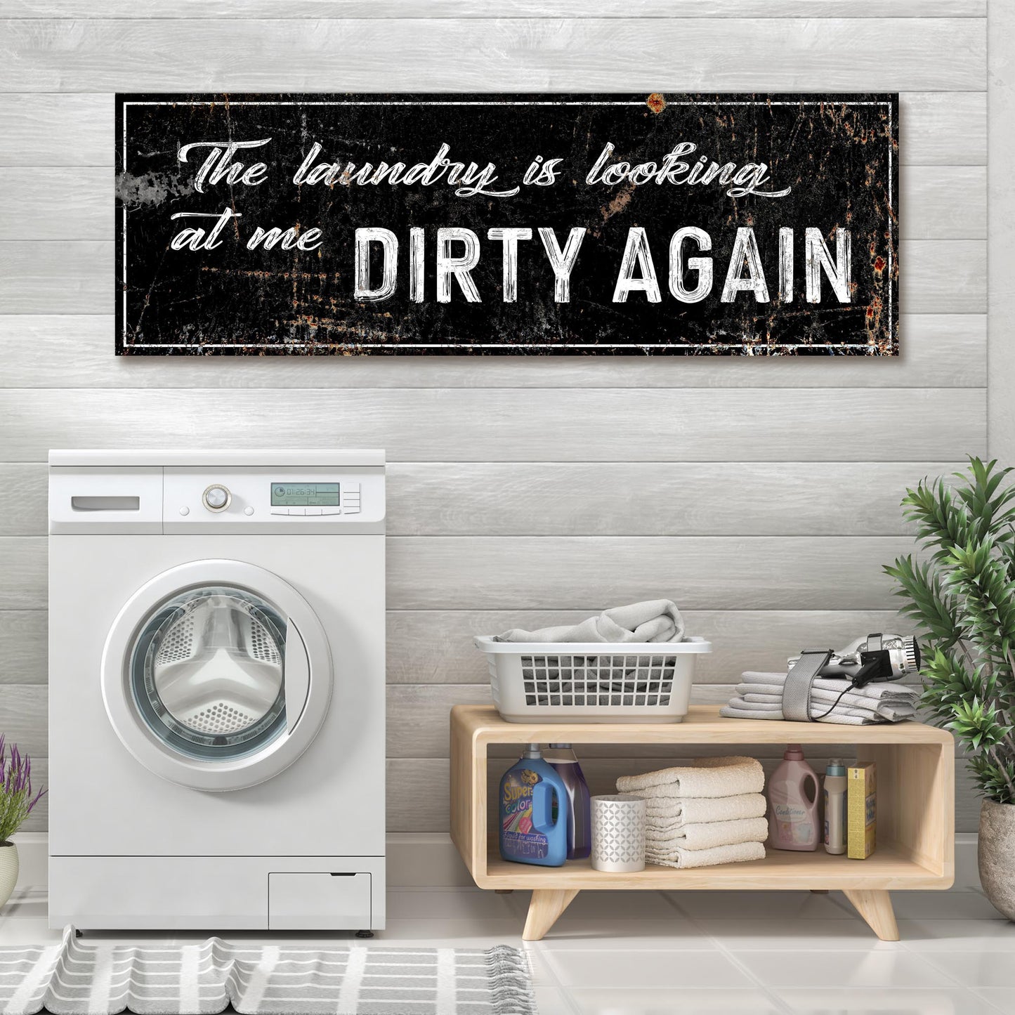 Dirty Laundry Sign