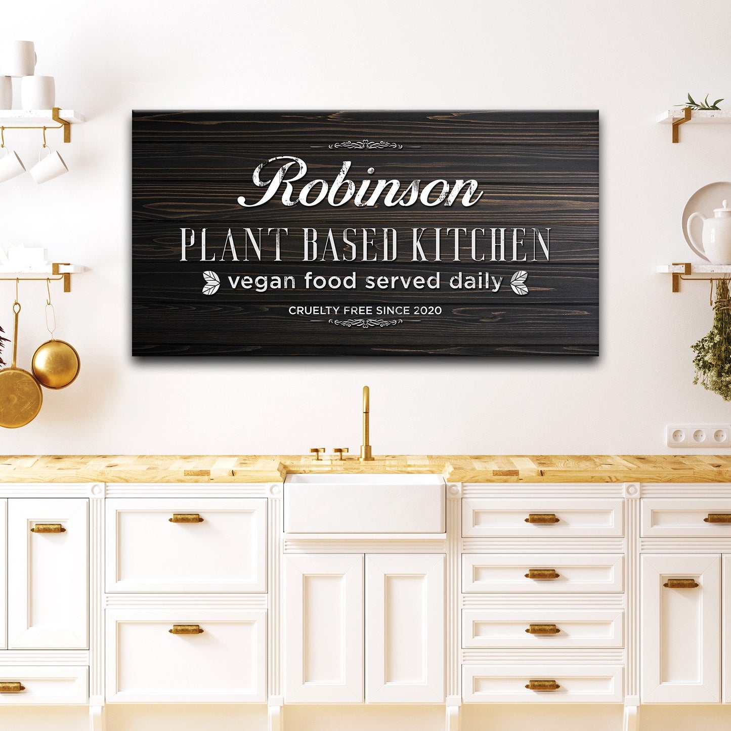 Plant Based Kitchen Sign