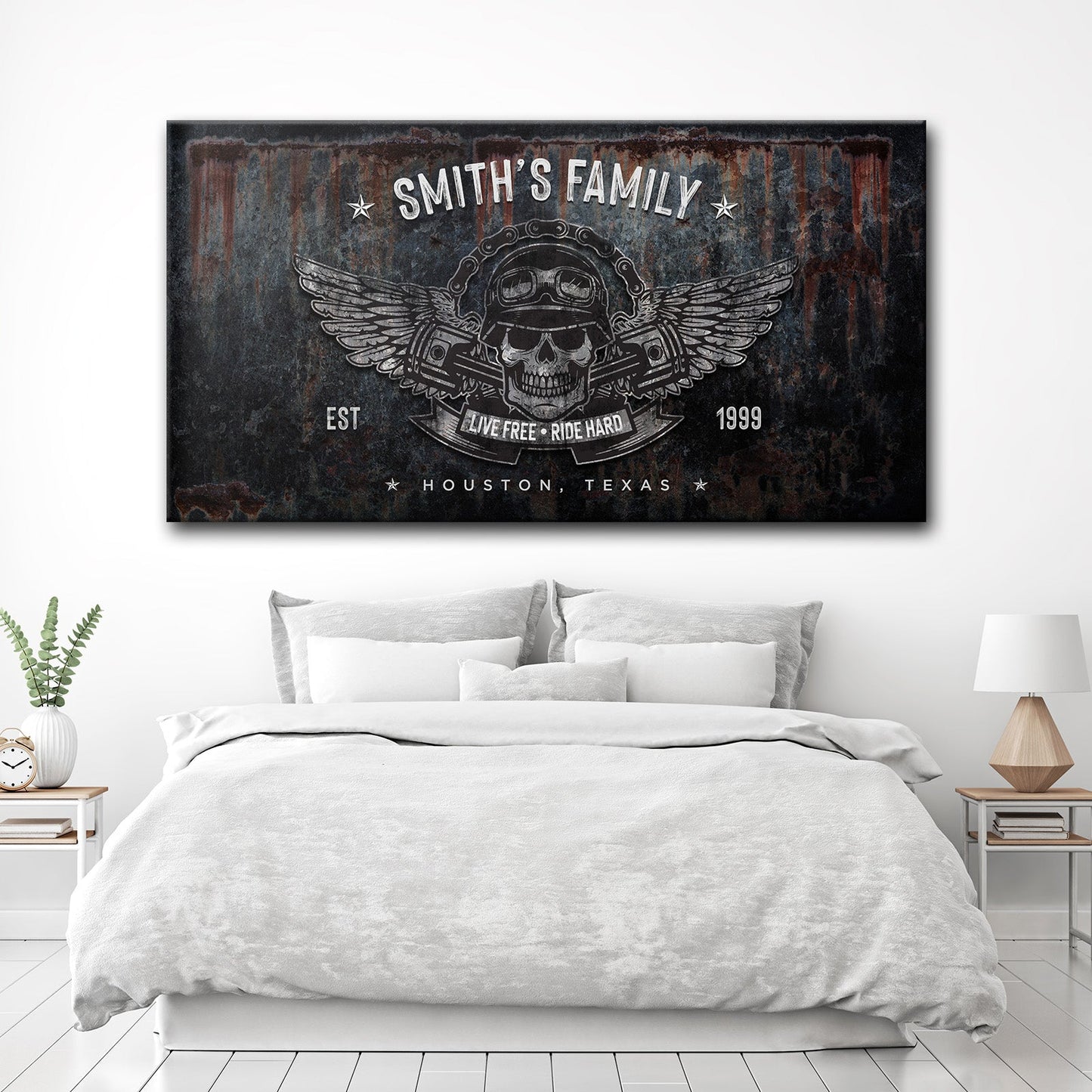 Live Free Ride Hard Sign