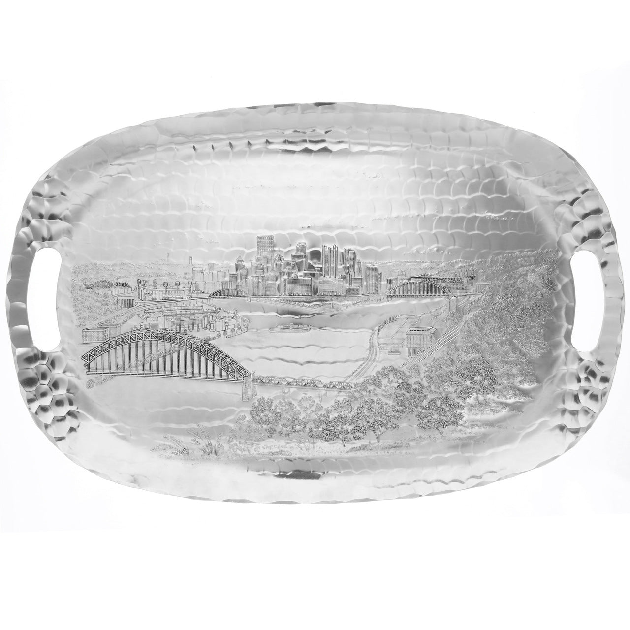 Pittsburgh Skyline Luncheon Tray