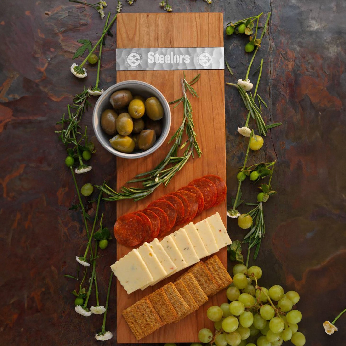 Pittsburgh Steelers Charcuterie Board