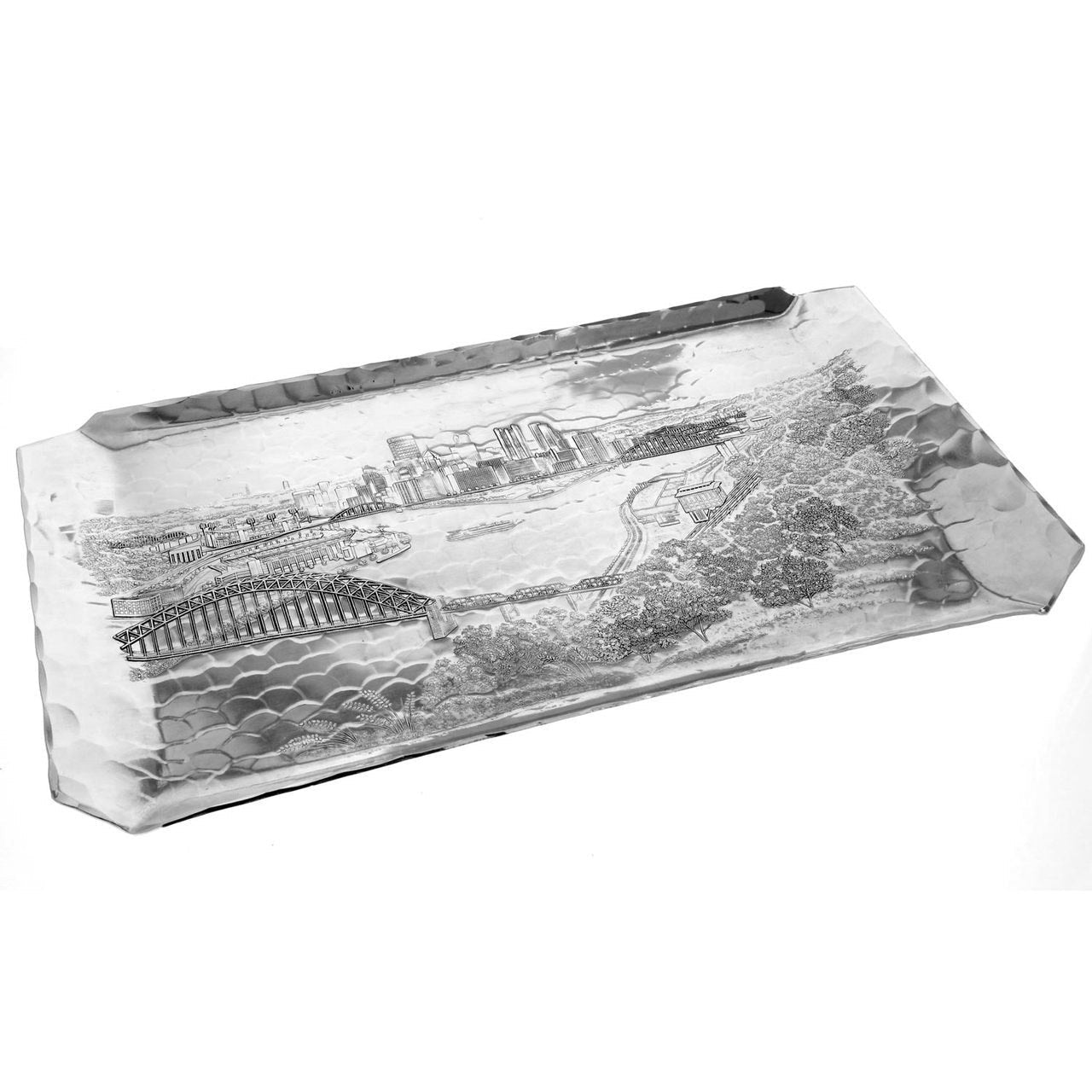 Pittsburgh Skyline Hostess Tray