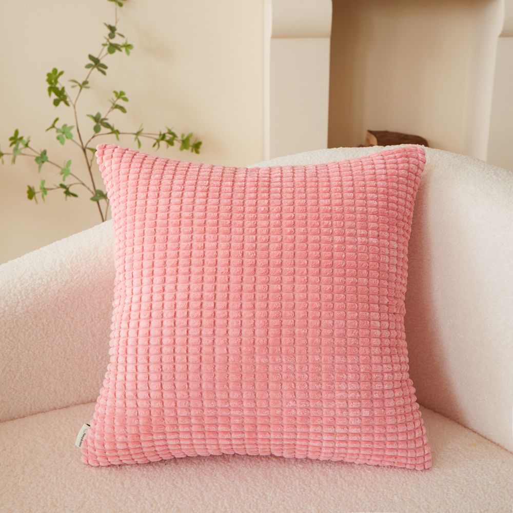 Set of 2 Polyester Blend soft hand feeling Throw Pillow (With or Without insert) size 18"x18""