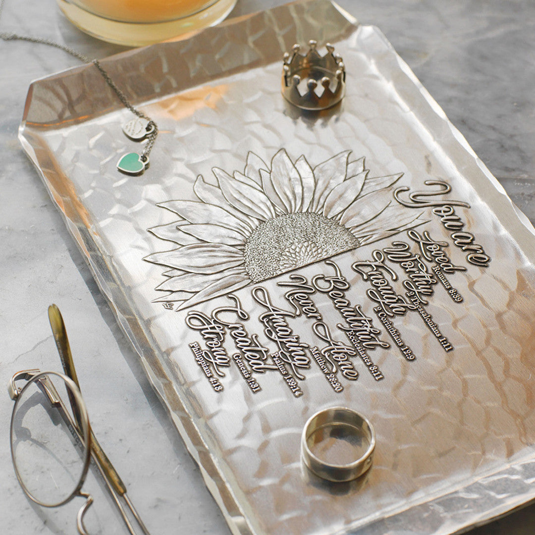 You Are... Sunflower Butler Tray