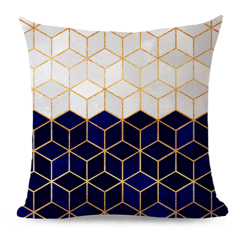 20''x20'' metallic accent geometric throw pillow | 16 designs modern & glam patterns | chic square accent | insert included