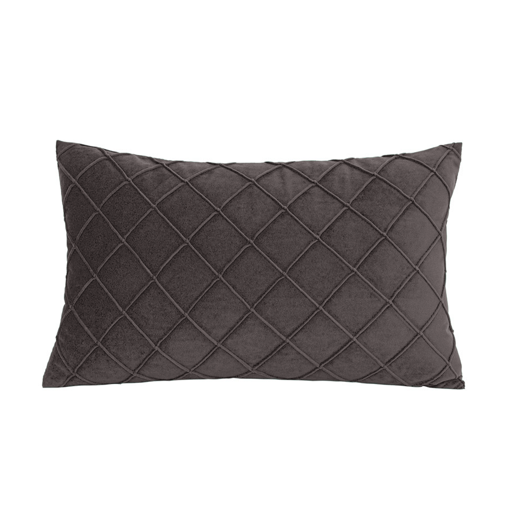 Rectangular Diamond-Shaped Pillow (With/Without Inserts) 12x20 inches, pack of 2 lumbar throw pillows