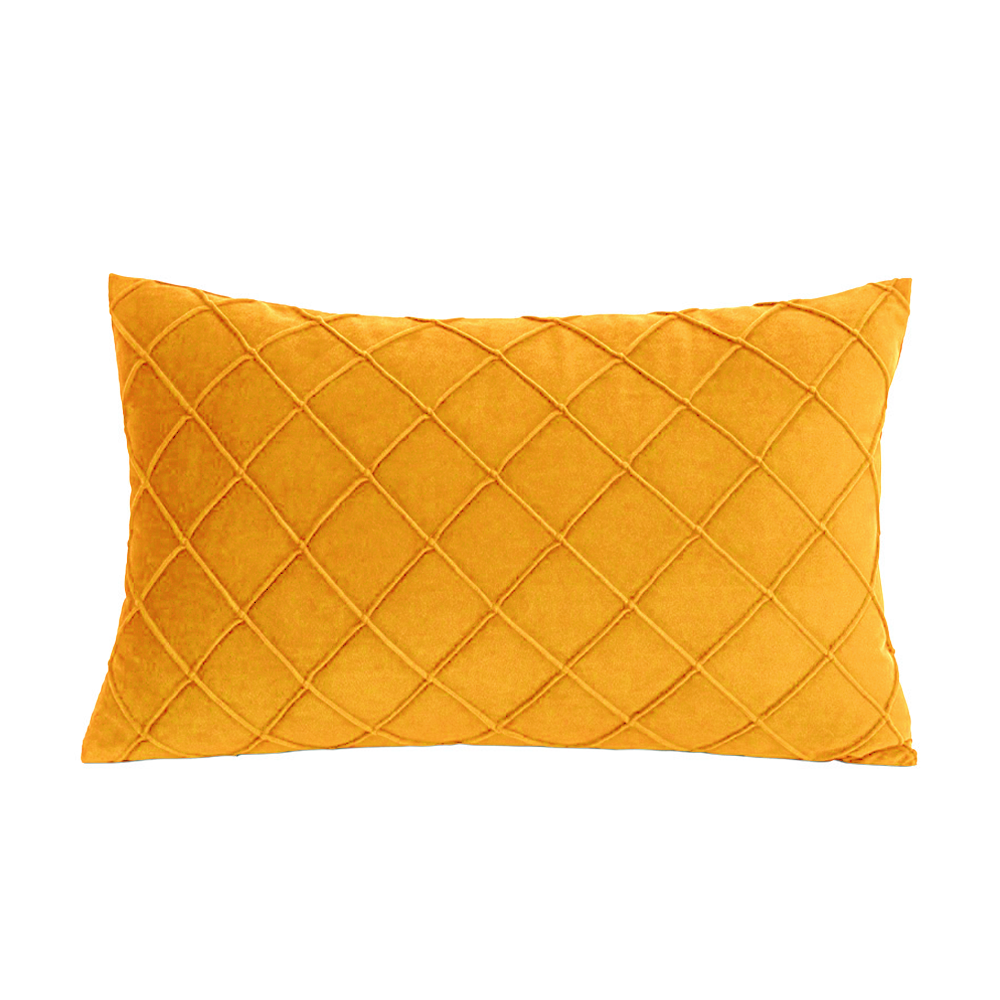 Rectangular Diamond-Shaped Pillow (With/Without Inserts) 12x20 inches, pack of 2 lumbar throw pillows