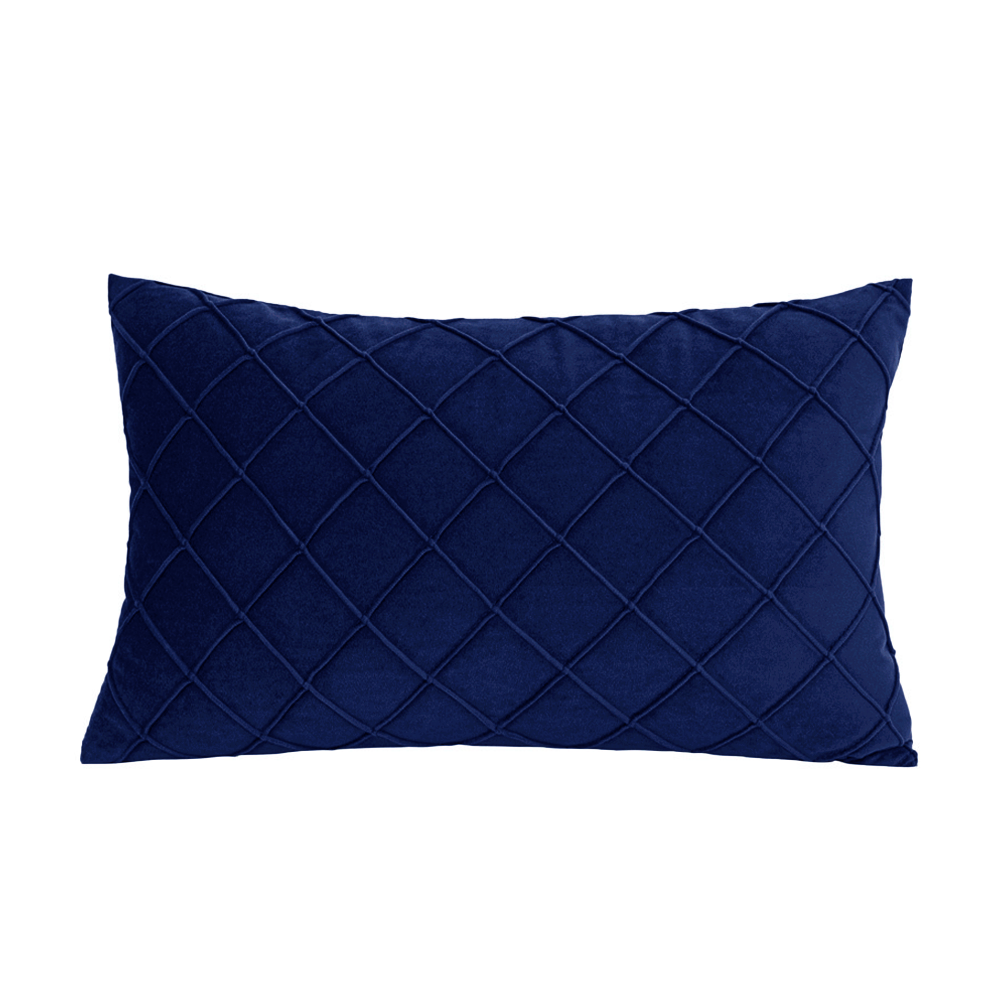 Rectangular Diamond-Shaped Pillow (With/Without Inserts) 12x20 inches, pack of 2 lumbar throw pillows