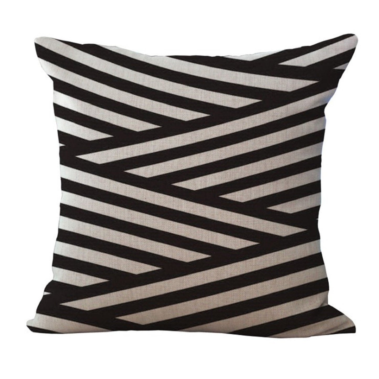 Set of 2 Square Geometric Pattern Throw Pillow (With or Without Inserts) size 18"x18"