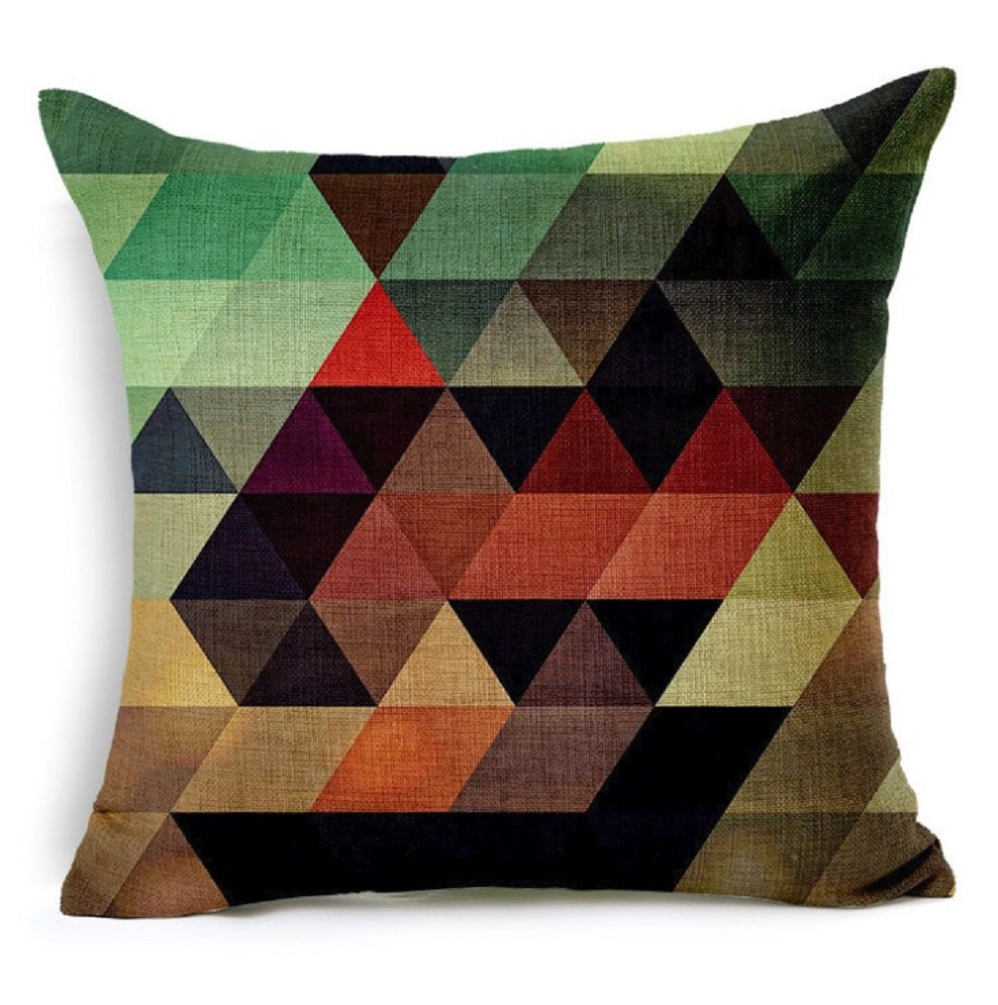 Set of 2 Square Geometric Pattern Throw Pillow (With or Without Inserts) size 18"x18"