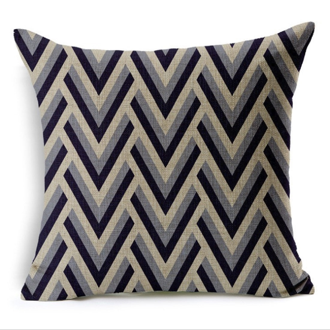 Set of 2 Square Geometric Pattern Throw Pillow (With or Without Inserts) size 18"x18"