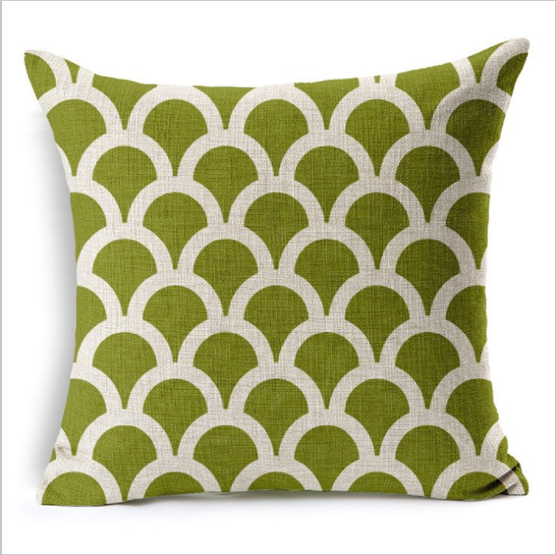Set of 2 Square Geometric Pattern Throw Pillow (With or Without Inserts) size 18"x18"