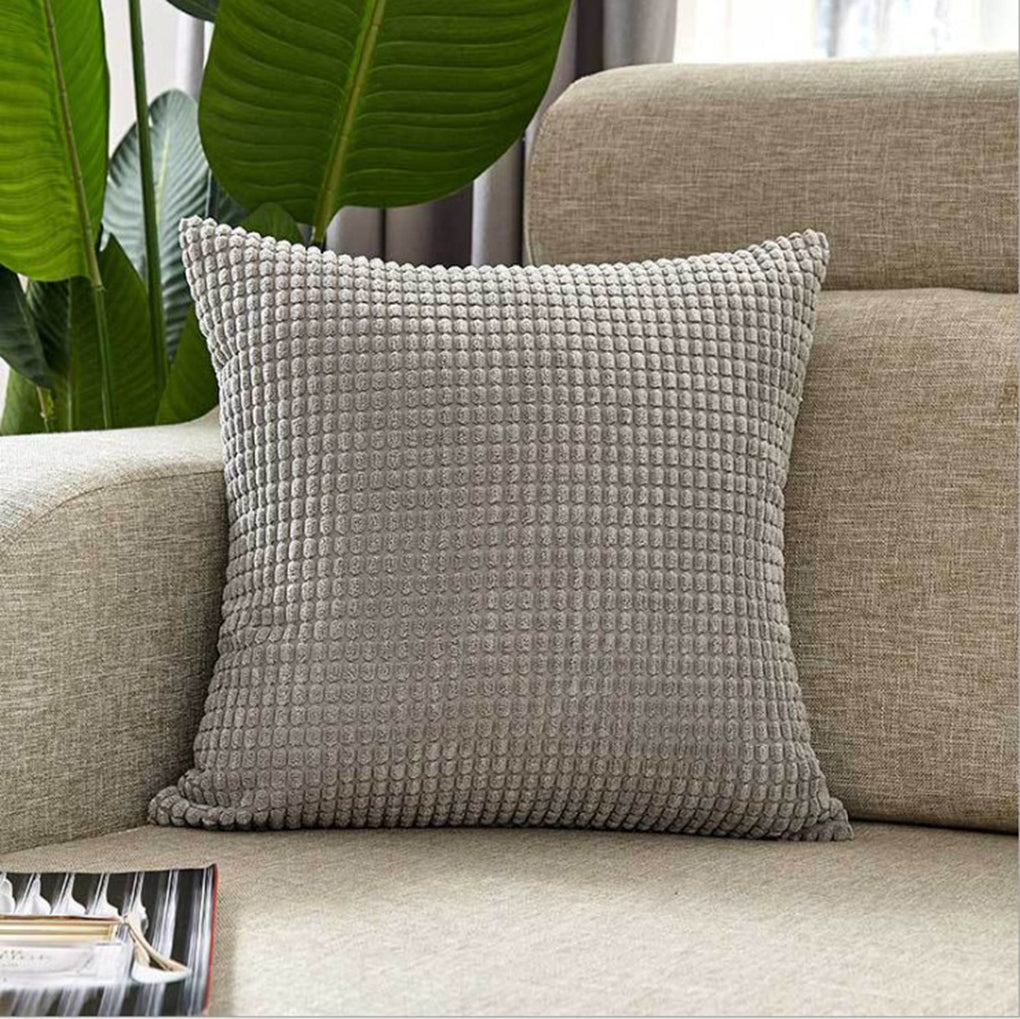 20''x20'' soft chenille dot throw pillow | 8 colors plush textured design | cozy modern accent | insert included