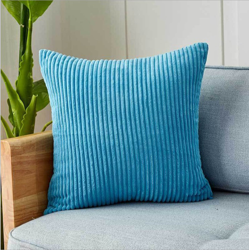 Stripe Throw Pillow (With Insert) 4 size options Elevate your decor with our opulent throw pillow, complete with a premium insert. Crafted from luxurious velvet, it exudes an air of sophistication and offers a soft touch.