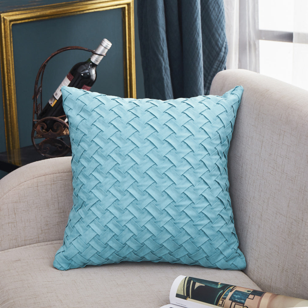 Set of 2 3D Square Throw pillows (With or Without Inserts) 18"x18"