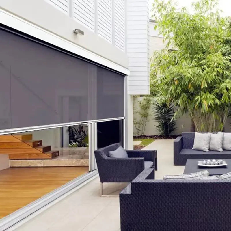 Outdoor Electric Windproof Smart Curtain for Balconies