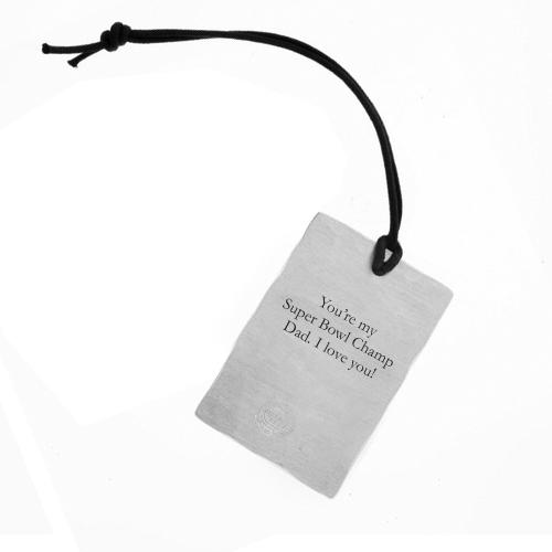 Pittsburgh Steelers Logo Bag Tag (Aluminum)