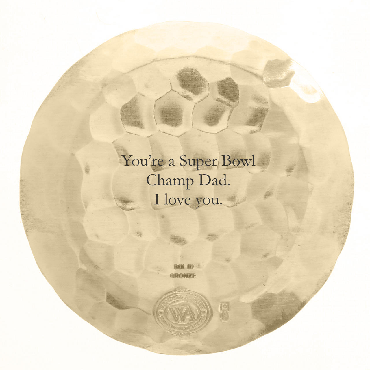 Pittsburgh Steelers Logo Coaster (Bronze)