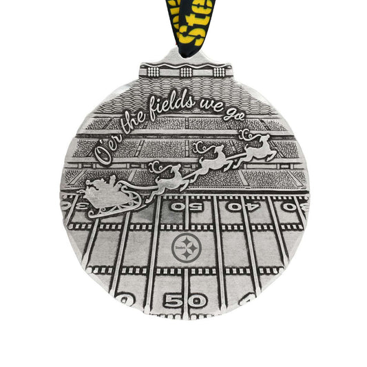 Pittsburgh Steelers O'er The Fields We Go Ornament