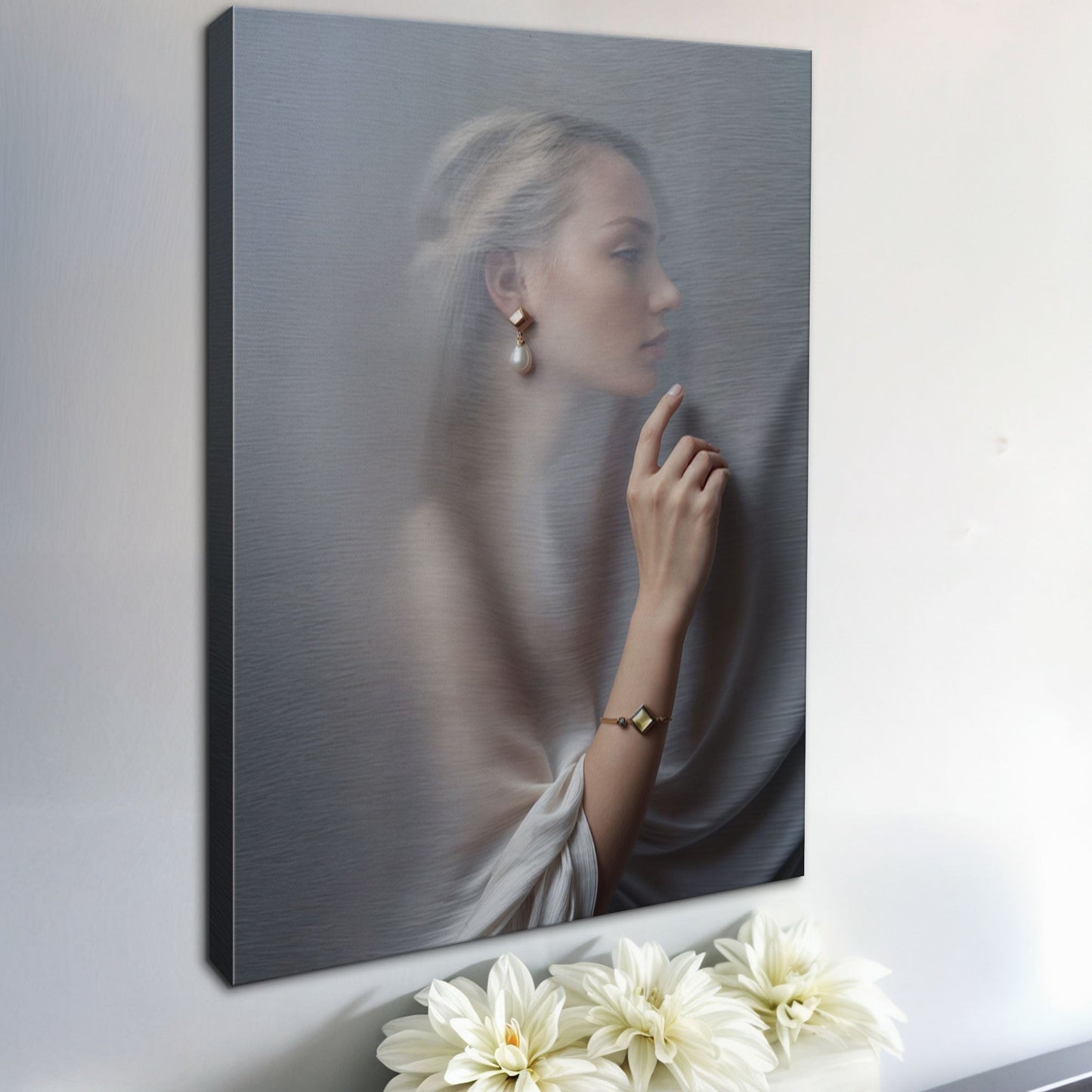 Behind Curtain Wall Art