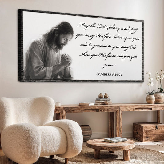 Numbers 6:24-26 - May The Lord Bless You Faith Sign IV