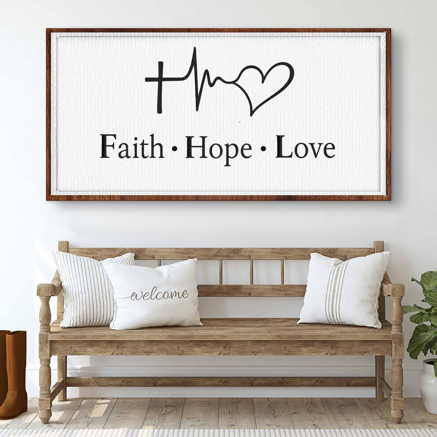 Faith, Hope, Love Faith Wall Art