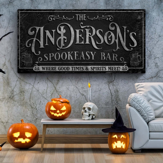 Personalized Spookeasy Bar Sign