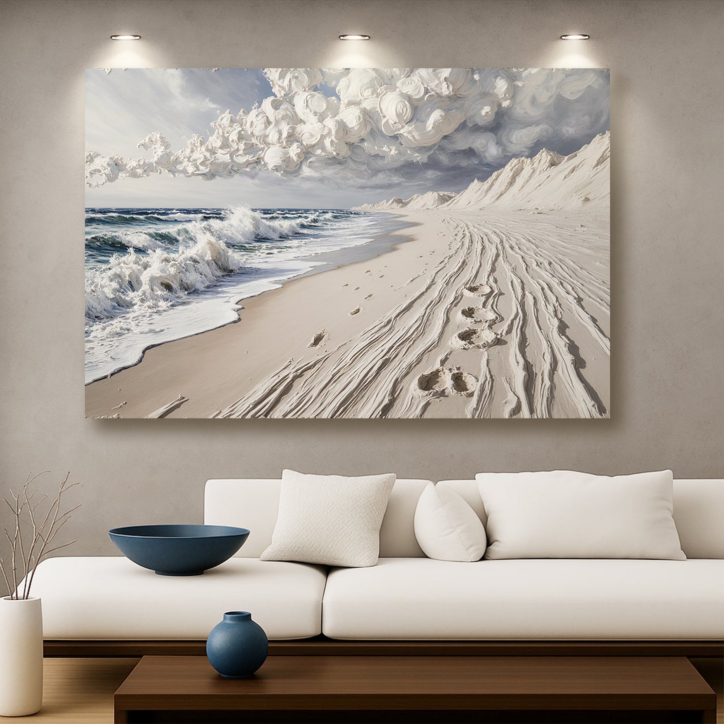 Footprints in the Sand Wall Art