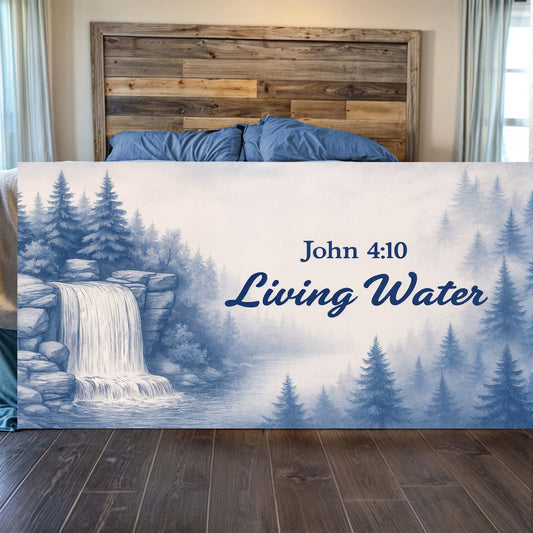 Living Water - John 4:10 Faith Sign