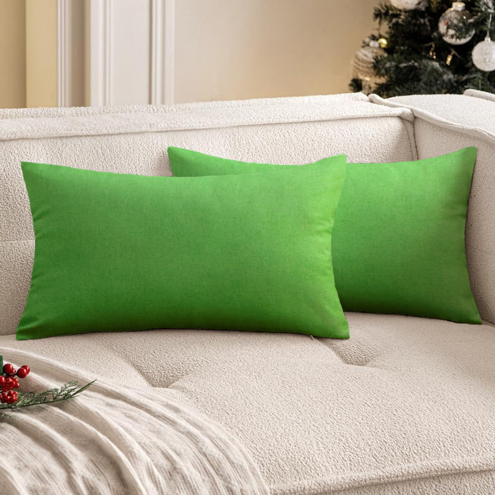 Solid Color Outdoor Waterproof Throw Pillow cover AND Insert  Square or Rectangle