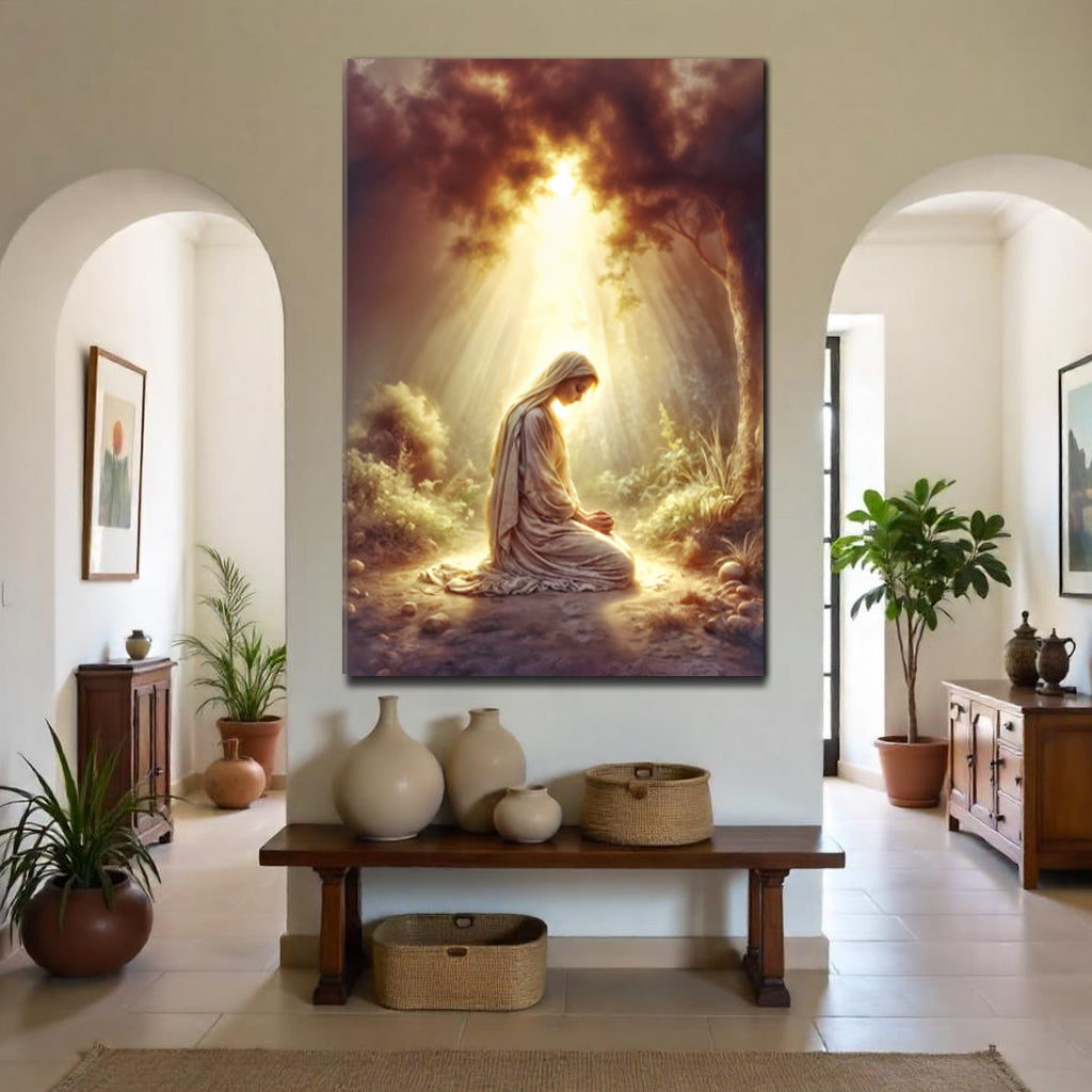 Mary Praying Faith Wall Art