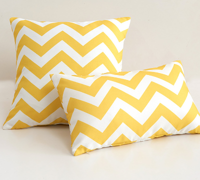 Stripes/Waving Outdoor Waterproof Pillow (With or Without Inserts)